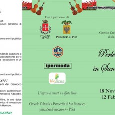 Dal 18 Novembre al 12 Febbraio - Perle musicali in San Francesco-Programma inverno 2010-2011